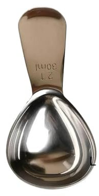 Cuillère à Manger Cuillère en acier inoxydable, petite cuillère exquise for poudre de fruits, petit magasin de thé au lait, cuillère à balance for grains de café et lait en poudre Cuillère(Grand)