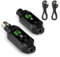 Power Dynamics WAT200 – XLR Funk Sender Empfänger für Mikrofon Kabellos, 70m Reichweite, Wireless Funk Mikro Adapter, 5h Akku, Funkmikrofon Adapter, 16 Kanäle Wireless Mic, Funk Audio Übertragung