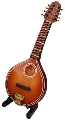 Musical Instrument Ornaments Miniature Musical Instrument Model Guitar Ornaments Miniature Various Musical Instruments(Mandolin)
