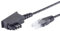 1aTTack.de 1x 6m - Routerkabel TAE-F auf RJ45 (8P2C) TAE Kabel Anschlusskabel Router an Telefondose kompatibel mit DSL VDSL ADSL Fritzbox Internet - schwarz