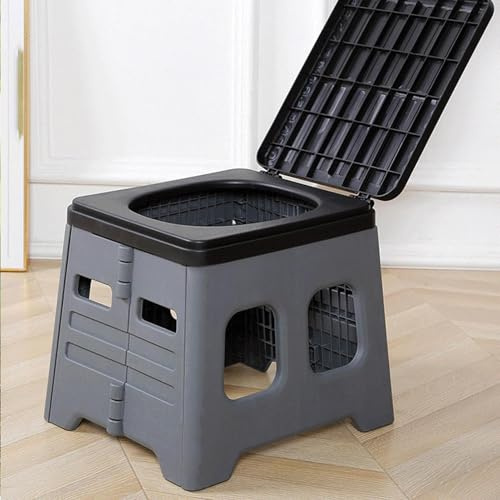Extra große Camping-Toilette, Tragkraft 150 kg, tragbares T
