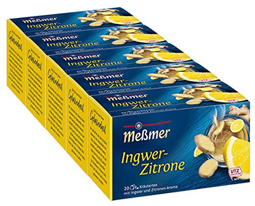 Meßmer Ingwer-Zitrone 20 TB, 5er Pack (5 x 35 g)