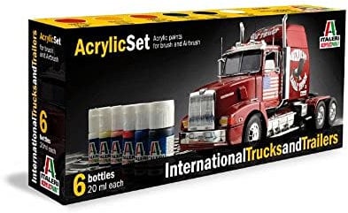 Italeri 510000435 – Acrylique Set International Trucks and Bande-Annonce
