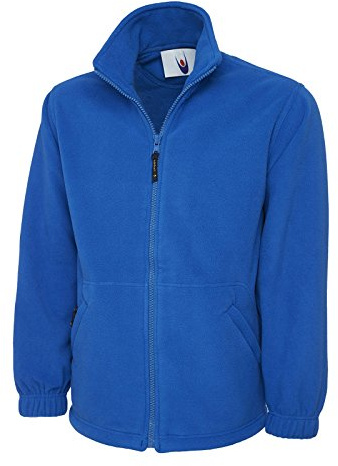 Giacca in pile con zip integrale, stile classico, ideale per sport, lavoro e tempo libero Royal XXXX-Large