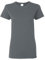 Gildan Ladies/Womens Heavy Cotton Missy Fit Short Sleeve T-Shirt (XL) (Dark Heather)