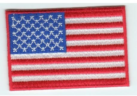 M & C Aufnäher Bügelbild Flagge USA