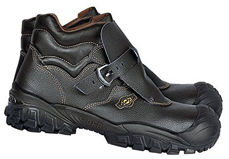 Cofra NT050-000.W46 NEW TAGO UK S3 SRC Sicherheitsstiefel, Schwarz/Braun, Größe 46