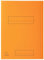 Exacompta - Réf. 335007E - Paquet de 50 chemises rigides imprimées avec 2 rabats SUPER 210 g/m² - couleurs pastel - chemises certifiées PEFC™- dimensions 24 x 32 cm pour format A4 - couleur orange