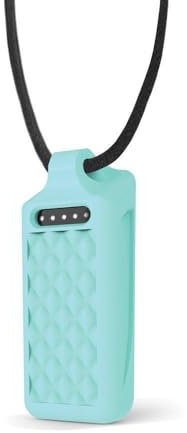 WoCase Pendant Neclace (Light Turquoise, Diamond) for Fitbit Flex Activity and Sleep Tracker Wristband Band Bracelet ( (Best Gift for Fitbit Flex User)
