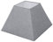 Lumissima 91867 Abat-Jour, Gris Clair, Base 41 cm