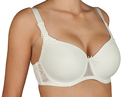 Selene Reggiseno Donna Imbottito con Coppa Morbida e Ferretto Coppa Art. Alicia (5, Marfil)