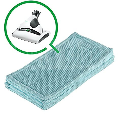 VORWERK - 4 panni universali soft Ori Folletto - Tissu de nettoyage en coton pour serpillière - Pulilava 450 gsm - Lot de 4 pièces originales