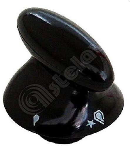 MANOPOLA NERA PIANO COTTURA CUCINA RICAMBIO FRANKE COUNTRY PULSAR 1982113