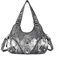Angelkiss Hobo börsen und Handtaschen für Damen Satchel Handtasche Frauen börsen GroÃŸ Täglich Schultertasche, WeiÃŸ (Smoky Grey), Large