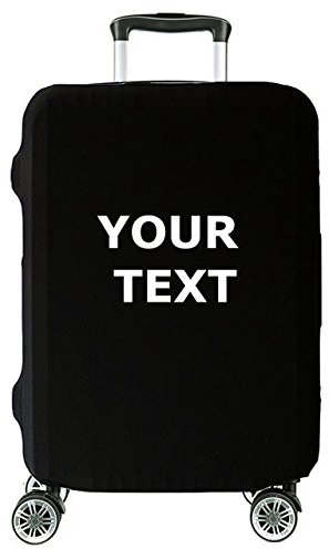 Personalisierte Deine Inschrift Hochelastische Reise-Koffer Abdeckung Schutzabdeckung Kofferschutzhülle Kofferbezug Kofferhülle Mittel 23-26 Dein Text [083]