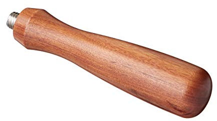scarlet espresso | Edelholzgriff »Precioso« für Siebträger mit M12 Edelstahlschraube für Rocket Bezzera La Marzocco etc. (Sandelholz - Braun, Griff1)
