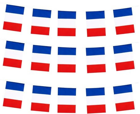 Mflagperft Drapeaux de la France Petit Drapeau France Flag Banner