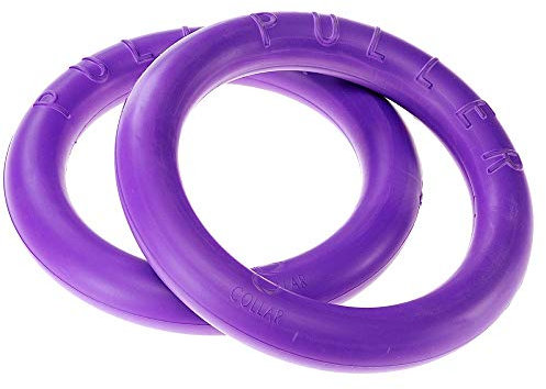 Ferplast Hunde Spielzeug, Hundetraining Ring zum Kauen, zum Laufen, Springen, Schießen, Ungiftig, Schwimmend, Puller Standard, Hundespielzeug für mittelgroße und große Hunde, Set mit 2 Fitness Ringen