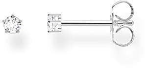 Thomas Sabo Einzel Ohrstecker weißer Stein klein silber 925 Sterling Silber H2147-051-14