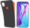 MOONESS Compatible con Xiaomi Redmi 9C, funda de teléfono móvil para Xiaomi Redmi 9C, con 2 unidades de vidrio blindado, carcasa de silicona TPU fina, color negro