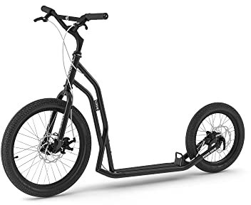 Yedoo S2016 Disc Tretroller - bis 150 kg, Kickscooter mit Luftreifen 20/16 - für Erwachsene, Scooter Roller mit verstellbarem Lenker, Dogscooter, Nachfolger des legendären Yedoo Mezeq