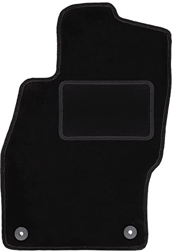 Wielganizator Automatte – Passend für Opel Corsa D Schrägheck 2006-2015 – Velours – Autozubehör - Auto Fußmatten – Fußmatte Auto – 1-teilig - schwarz