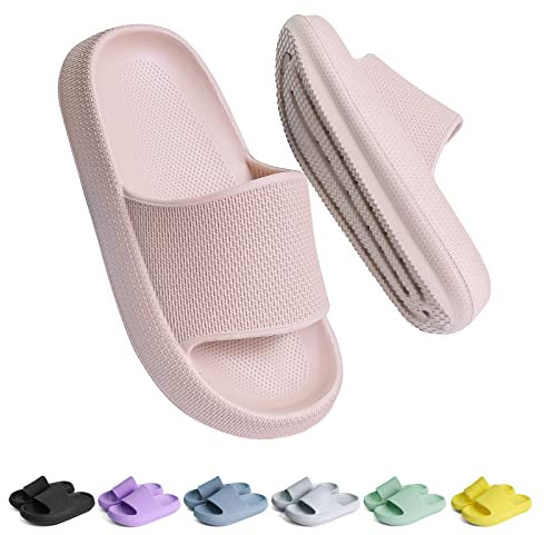 Buwege Ciabatte Mare per Bambino Pantofole Estive All'aperto Piscina per Bambina e Ragazze Scarpe Interni Bagno Antiscivolo per Bambini e Ragazzi Rosa 33 EU