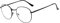 JoXiGo Lesebrille Damen Herren Schwarz +2.5 Metall Rahmen Nerdbrille Klar Linse + Brillenband