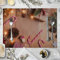 Banemi Platzset Abwischbar Weihnachten, Tischsets Abwaschbar 6er Set Tannenzapfen Zuckerstangen Platzdeckchen Weihnachtliche Tischdekoration 32X42cm