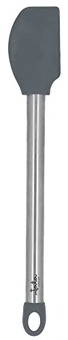 JATA HOGAR HACC4303 Küchenspatel, Silikon und Edelstahl, spülmaschinenfest, bis 250 °C, zum Aufhängen, hygienisch und gesund