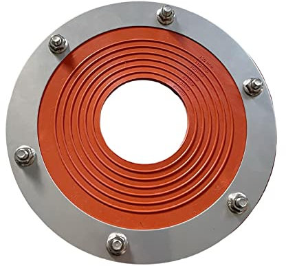 Amagogo Cheminée Tuyau De Poêle Joint, Joint De Tuyau De Cheminée, Cric De Réchaud De Tente en Silicone Haute Température Convient à Un Diamètre Extérieur De Tuyau De 7,6 Cm à 13 Cm