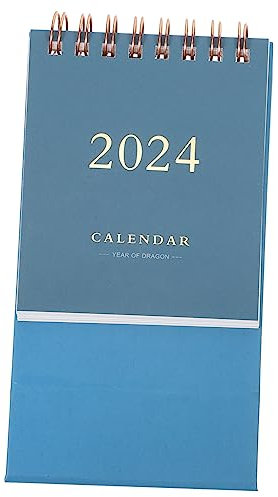 STOBOK Klappkalender Für Schreibtisch Monatskalender Tischkalender Aus Dickem Mit Spiralbindung Dekorativer Kalender Für Haushaltsbedarf Und Bürogebrauch