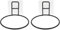 2pcs Wall Mounted Pet Bowl Holder Elevated Dog Cat Food Bowls Stand Convenient Pet Feeder Mount Water Food Bowls Indoor Pet Accessory Easy Install