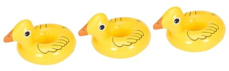 Toyvian 15 Pièces Faire Les Porte-gobelets Porte-Bouteilles De Piscine Porte-bière De Piscine Porte-gobelet Flottant sous-Verres Gonflables Tout- Casier à Bouteilles Canard