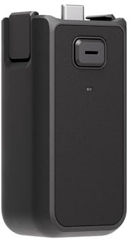 INSYOO Original Osmo Pocket 3 Battery Handle with Built-in 950mAh Battery, USB-C Port for External Audio Device and Tripod Connection, for DJI Osmo Pocket 3 Camera