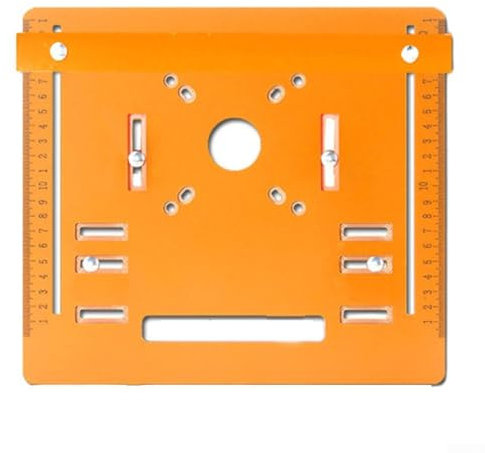 Circular Guide Rail Bottom Plate Adjustable Cutting Machine Bakelite Saw Base, Universal Router Table Saw Insert Base Plate for saw blades(25 * 28cm)