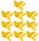 A ABSOPRO 10er Set 1,81 x0,87 x0,94 Universal Autoreifen Demontagekopf - Orange