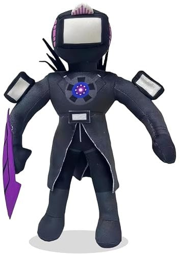Toilet Plush, 11 Inch Upgrade Titan Speakerman Bosses Plush Doll, Cameraman, Tv Man Plushies Toys Collectible Gifts for Fans (Titan TV King)
