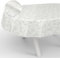 Wachstuch-Tischdecke Tischdecke abwaschbar Wachstuch Garten-Tischdecke Outdoor Indoor Oval 180x140cm Schnittkante Blätter Grau