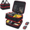 YUMTIM Batterie-Aufbewahrungskoffer für Milwaukee M18 M12 Akku und Ladegerät, harte Batterie-Aufbewahrungshalter, Batterie-Box-Halter, Werkzeug-Akku-Tragebox, nur Tasche