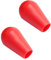 2 Pcs Arcade Joystick Head, Oval Joystick Rocker Ball Top Arcade Game Handle Replacement for Arcade, Crane and Challenge Machine (Red)