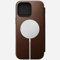 NOMAD - Modern Leather Folio - iPhone 16 Pro | Brown Leather