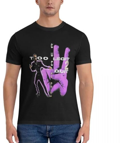 LONG TA 1992-MC-Hammer-Vintage-Addams-Groove-T-Shirt-boys-t-shirts-t-shirt-men-vintage Black M
