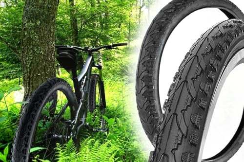 BISOMO 2 Premium Fahrradreifen 26 x 1.75 Zoll Drahtreifen 47-559 Profil K935 Fahrrad Mantel, Decke - Khan - Reifen City Fahrrad Trekking E-Bike