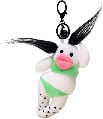 Plüsch-Anhänger für Rucksack, Plüsch-Schlüsselanhänger,Taschenornament Dicke Lippen Figur - Plüsch-Rucksack-Anhänger, hässlicher und süßer Puppen-Schlüsselanhänger für Geburtstag, Weihnachten