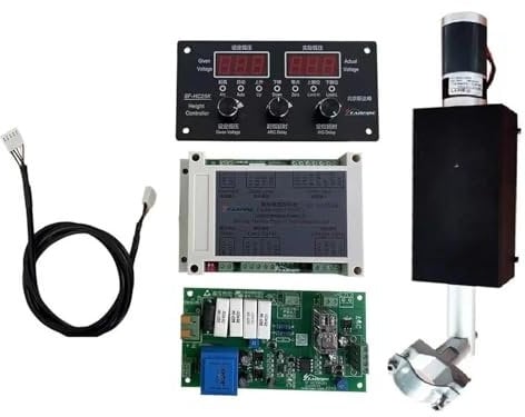 BINGNU Cortadora de Plasma Digital, Controlador de Altura de antorcha de Corte por Plasma CNC THC SF-HC25K SF-HC25G con Elevador THC TYPE-100-DC24V-T3 para Acero Inoxidable, Acero aleado, Acero Dulce