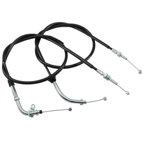 JINCANXIANG For Yam&aha YBR125 YB125 YBR YB 125 YB125Z YB125G Two Throttle Oil Cables Line Separate Double Throttle Lines Throttle Cable