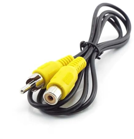 1 cavo di prolunga da 1 m RCA maschio a femmina, con jack audio e video