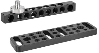 SZRIG Camera Cheese Plate & 75mm VESA Cheese Bar with 1/4-20 & 3/8-16 Thread Hole