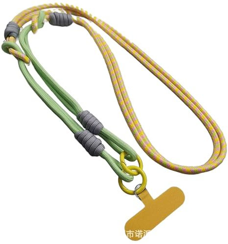 SQMSK 62 cm 3-Wege-Handy-Lanyard zum Umhängen, Neckholder und Handgelenk, gewebte Handy-Lanyards und Handschlaufen für Handy, Kamera